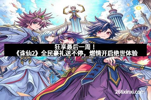 狂享最后一周！《诛仙2》全民豪礼送不停，燃情开启绝世体验